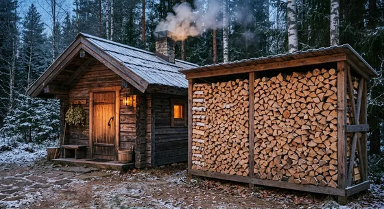 Укладка дров в Оренбурге, улица Лесная, 23